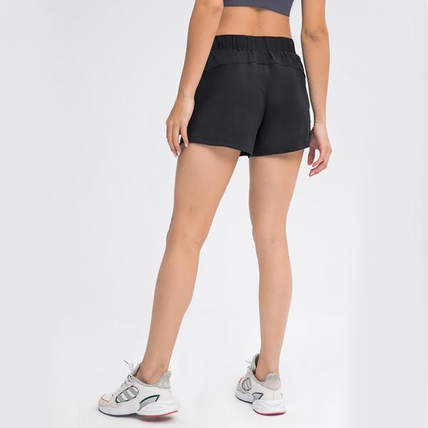 short ativo do exercício da ioga do short da ioga da faixa 150gsm elástica