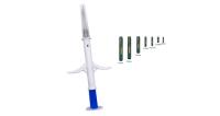 étiquette de chien de tube de verre de taille de 1.25mm bio Chip Microchip Syringe
