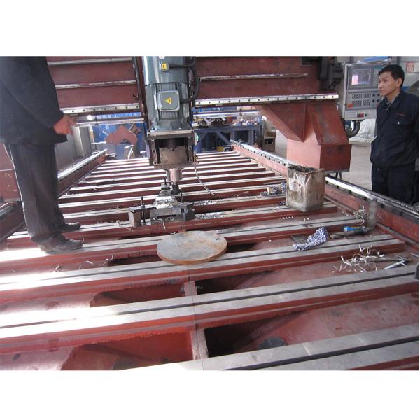 Large Size Metal Steel Sheet  CNC Gantry Drilling Machine Customized Hydraulic Clamps working Table export to Russia