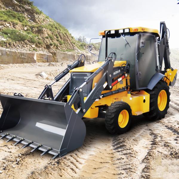 WZ30-25 экскаватор для загрузки буровых скважин 1M3 82KW 1,7 тонны с дизельным двигателем Cummins