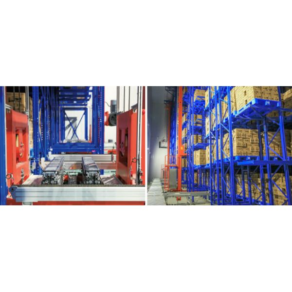 Double Deep pallet Stacker Crane ASRS, Floor Supported SRM(Storage Retrieval Machine), Automatic Storage And Retrieval System,Room Temperature Warehouse and Cold Storage