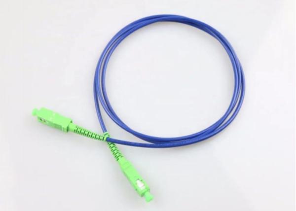 Simplex 3mm SC APC Armored Fiber Jumper ISO Certification