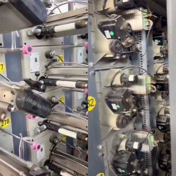 Automatic Second Hand Plastic Flat Yarn Winding Machine 280m/Min For Yarn Extrusion Line