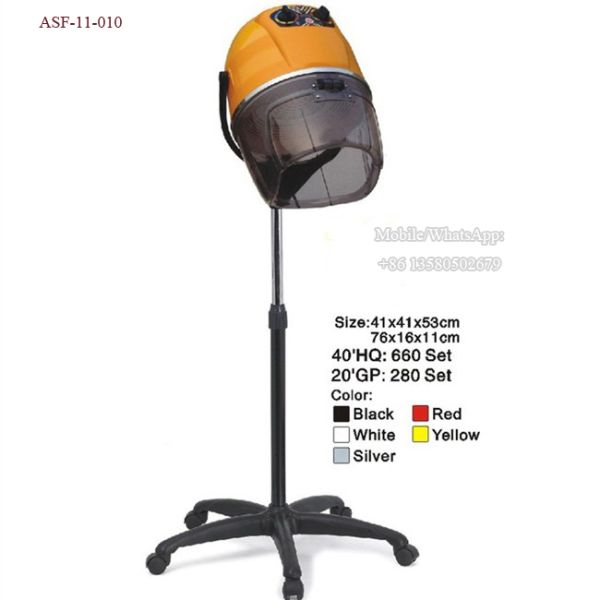ASF-11-010 Yellow Color Customized Salon Equipment Baber Hair Steamer