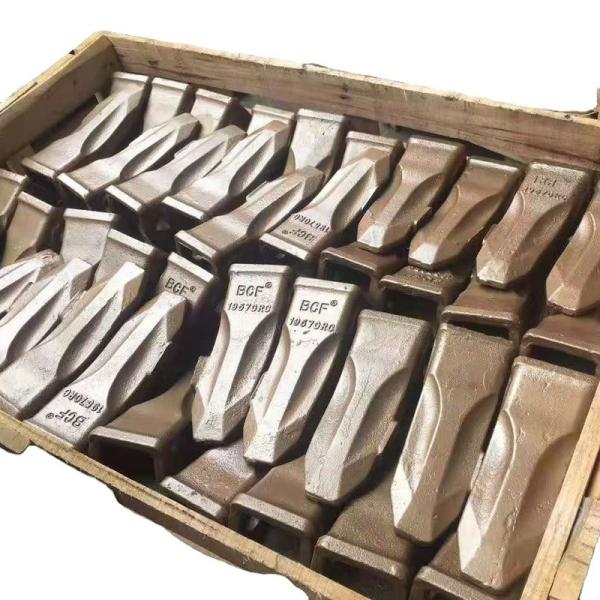Alloy Steel Forged Excavator Bucket Teeth Heavy Duty Replacement Stiff Digger Part