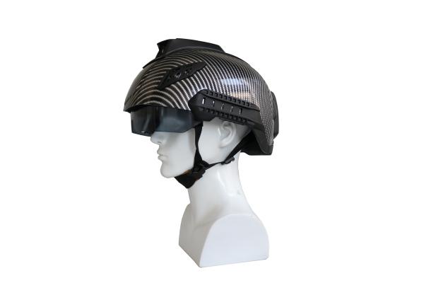 Intelligent Helmet with Thermal Imaging Temperature Measuremnt, Facial recognition, Vehicle license plate recognition