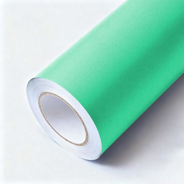 Envoltura perlada verde lago personalizada de metal vinílico impermeable HYM1094