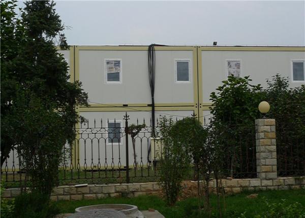 A casa de campo dobrável portátil da casa pré-fabricada podia exportar o assoalho do PVC de 1.8mm