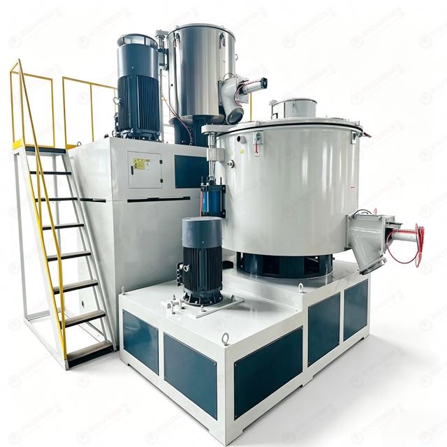 1500Kg/h Capacity Stainless Steel SUS304 Plastic Mixer Machine with PLC Control for High Speed Mixing
