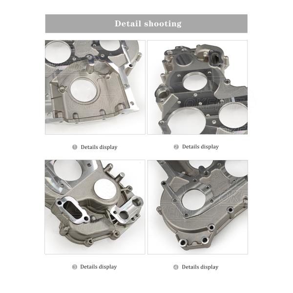 Excavator Engine Parts C7.1 Diesel Engine Timing  Cover 3716C573 For Perkins