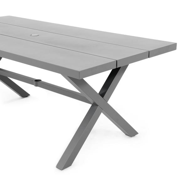 AJUNION X Shape Outdoor Dining Set for Restaurant 76