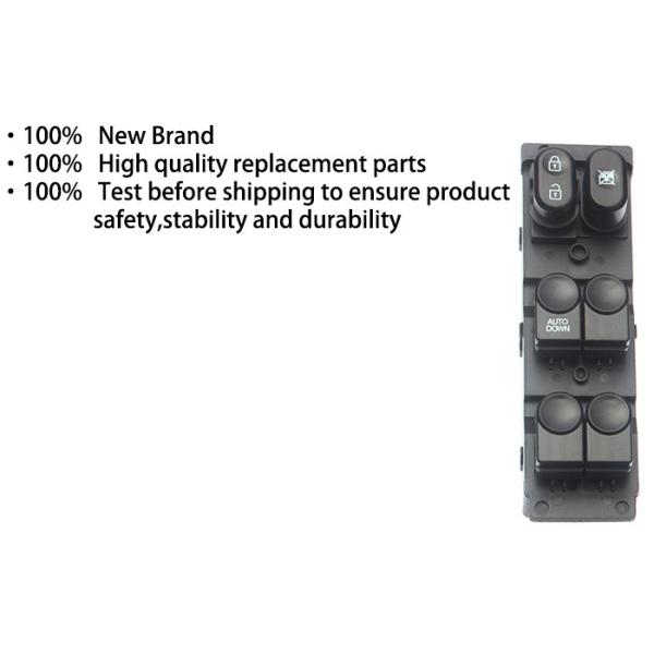 No Key Hyundai Electric Window Switch 4 Door 93570-1R111 Car Power Window Switch