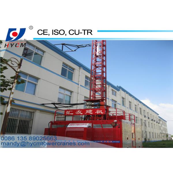 Temporary Construction Material Lifter Double Cage SC200/200 Elevator