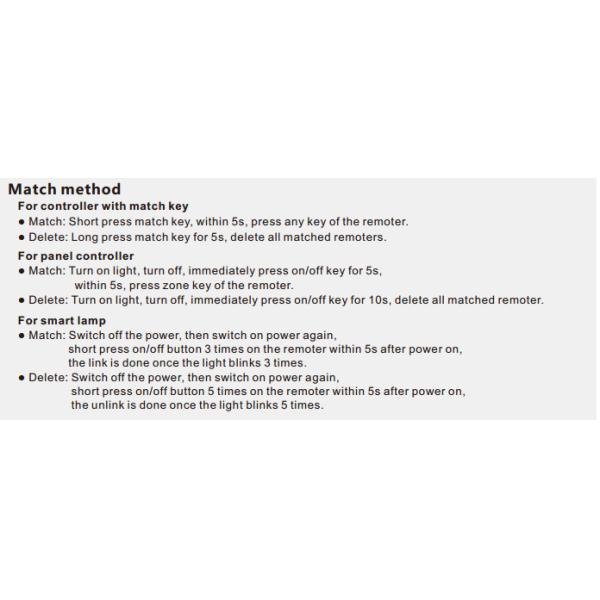 O controlador sem fio da luz do diodo emissor de luz do RF CCT, 5 modelos conduziu um controlo a distância mais não ofuscante