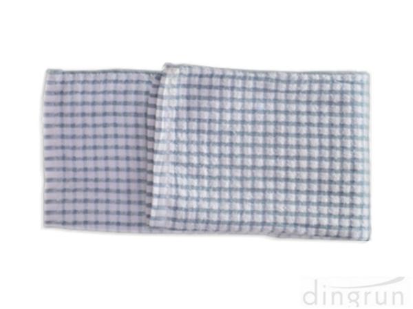 Azo Free Striped Tea Towels , Cotton Kitchen Towels For Restaurant