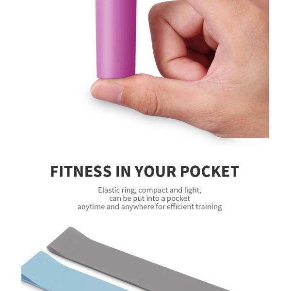 сопротивление TPE 4pcs 50*600MM соединяет диапазоны 100% сопротивления кремнезема для ног