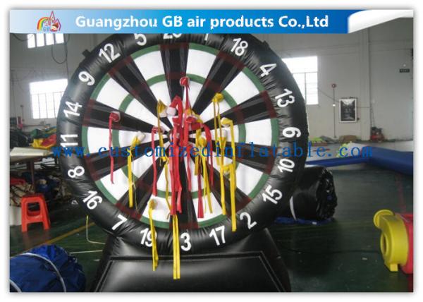 Giant Inflatable Sports Games Target Shoot / Inflatable Dart Board with Fastener Darts
