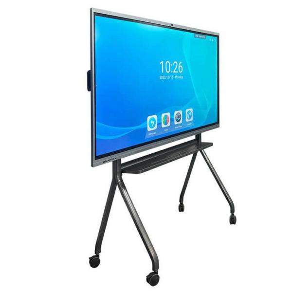 65 Inch 350cd/m2 Brightness 4K Resolution Interactive Touch Screen Whiteboard with OPS PC