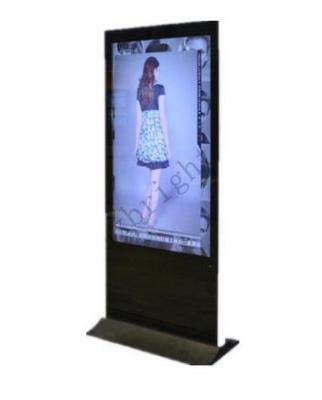 55 Floor Standing Digital Signage Display High Brightness Waterproof