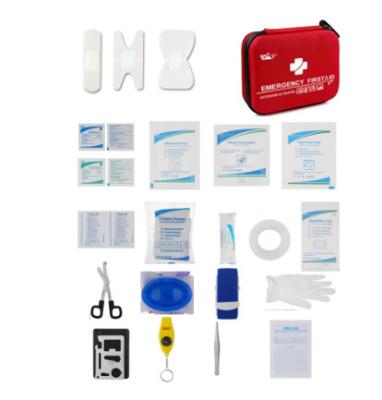 45 X 22 X 10cm Blue / Black First Aid Bag With Triangular Warming Of 43.5cm
