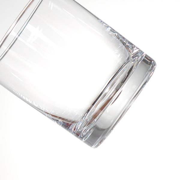 Machine Made 360ml 12oz Modern Whisky Glasses Breakage Resistant Rolled Rim