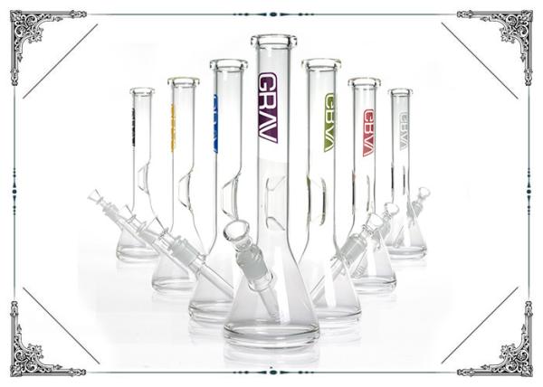 12 Inches Glass Water pipes With Thick Ingot Ice Catcher Bongs Beaker Bottom