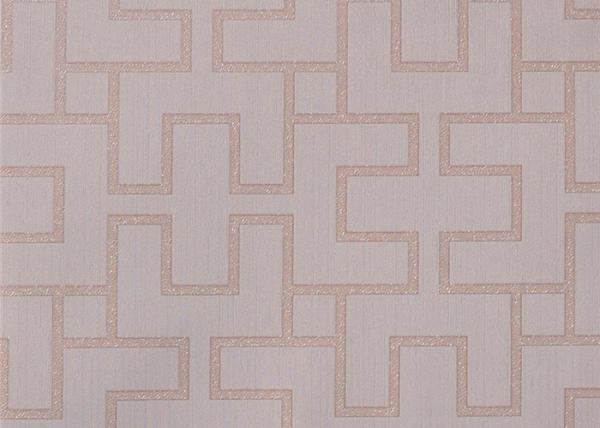 Strippable PVC Plaid Chinese Style Wallpaper TV Background Wallpaper 0.53*9.5m