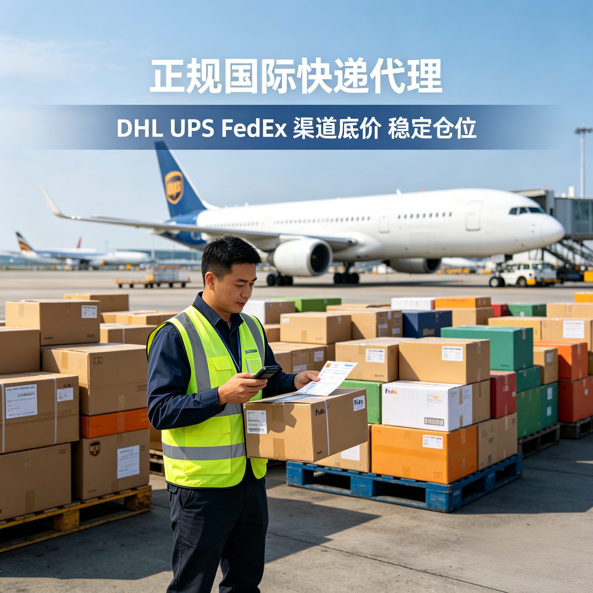 International Courier Service From China DHL Shipping Agent / Authorized