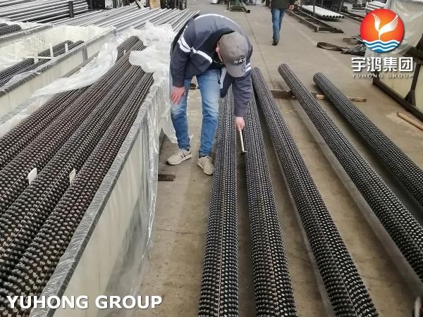Tubo con espárragos ASTM A312 TP317L para intercambiador de calor