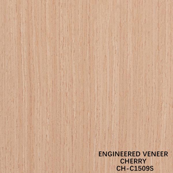 Panneaux de placage en bois de cerisier, motifs fantaisie, fil droit, épaisseur 0,18-0,6 mm, personnalisés pour la décoration hôtelière CH-302-1S/729S/1149S/1509S