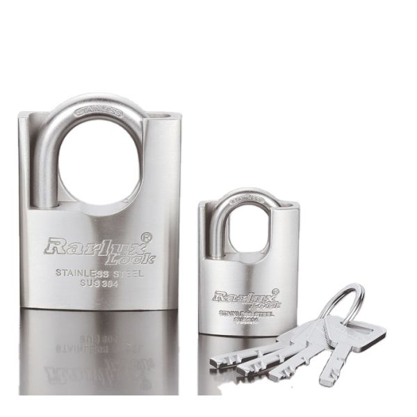 Rarlux New Design Steel Iron Padlock Anti-cut Round Type Solid Steel Padlock