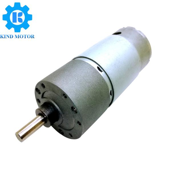 Low power KGM37-555 carbon brush metal gear box reducer 6v 24v 37mm low noise dc motors