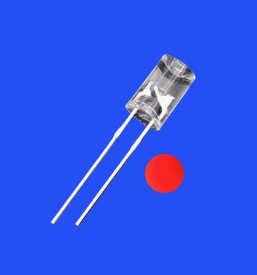 5mm 1.0Hz 1/2 Ciclo de Função Cor Vermelha 620nm 600-1200mcd 90deg Capacitor Zener LED Côncavo Integrado Sem Flanges