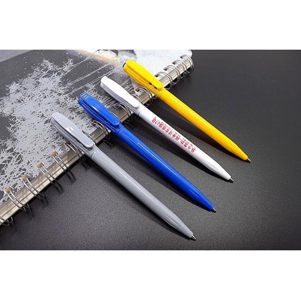 Papelería de la escuela de la oficina personalizada de la bola de clic con bolígrafo de logotipo personalizado