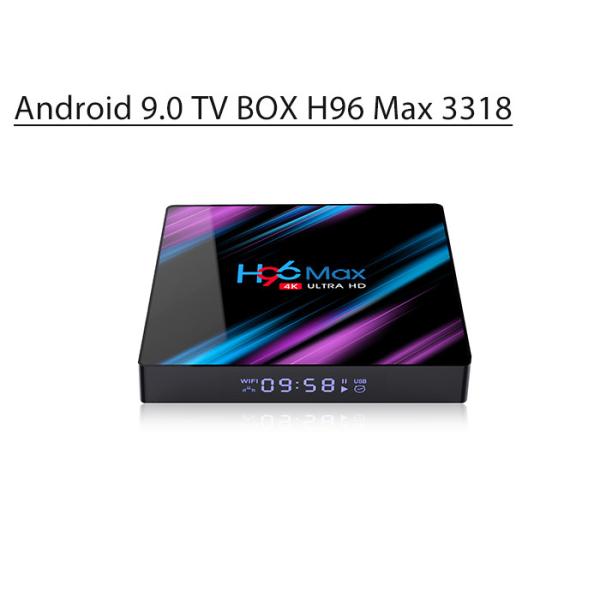 H96 MAX 3318 Rockchip RK3318 Quad Core Dual Wifi 4K Media Player Android TV BOX
