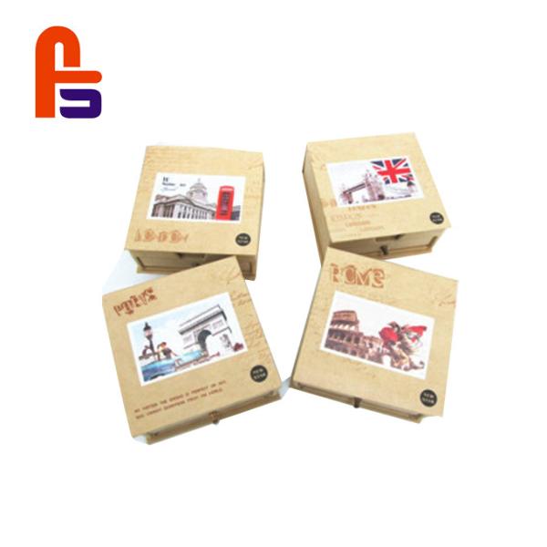 Recyclable Featuring Flexo Printing FSC BSCI Standard Kraft Paper Packaging Box