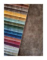 Tissu en velours hollandais imprimé, colle, tissu gaufré, personnalisable, 100% polyester, textile pour canapé