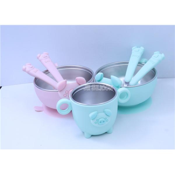 Reuseable Food Grade Silicone Rubber Bowl Oil Friendly Turning Over Prevention