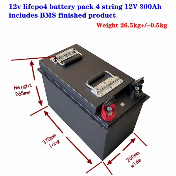 1.2KWh Lifepo4 RV Camper Battery 310ah 12.8V For outdoor equipment