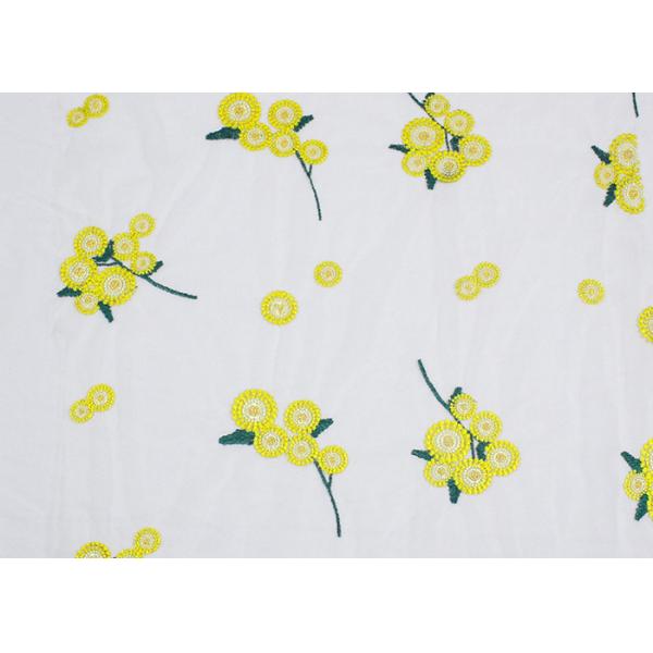 Красивый солнцецвет 3Д вышил ткани шнурка для Веддинг украшения одежды