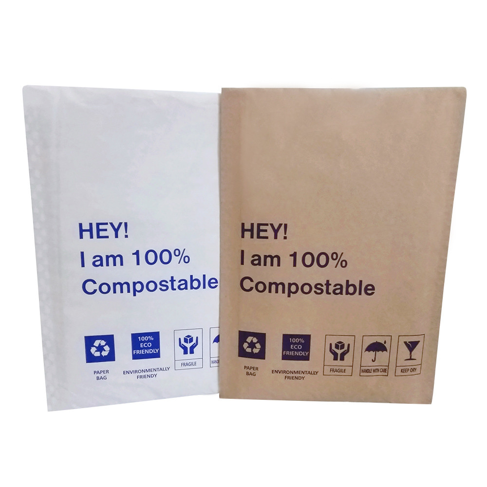Сот Kraft OEM Compostable бумажный проложил конверты