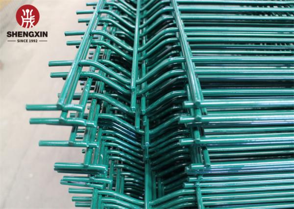50×200mm PVC Coated Welded Wire Mesh Fence Durable with bends