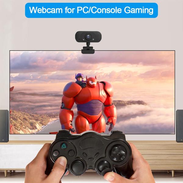 HD 1080P Auto Focus Webcam USB Camera For Video Call Meeting