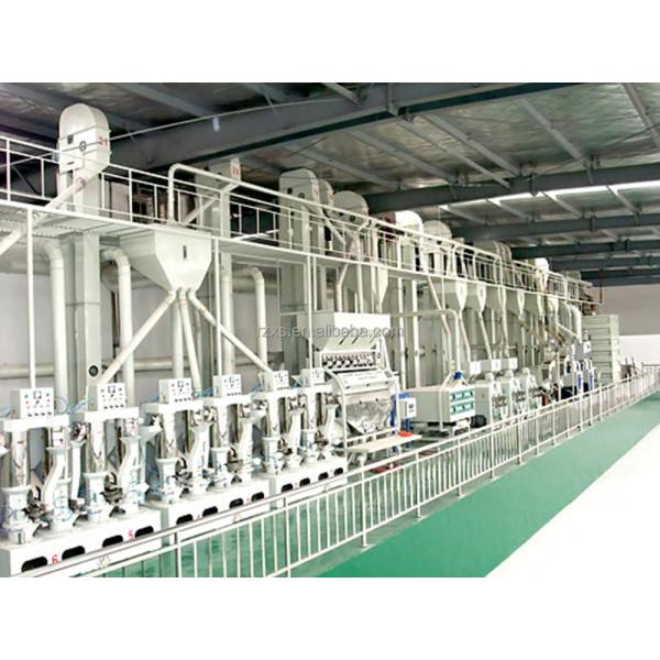 Máquina de moagem comercial de arroz Sella com capacidade de 4 toneladas e função de polimento