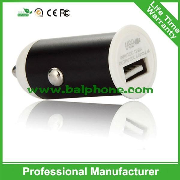 5V 1A Aluminum single usb car charger for iphone samsung