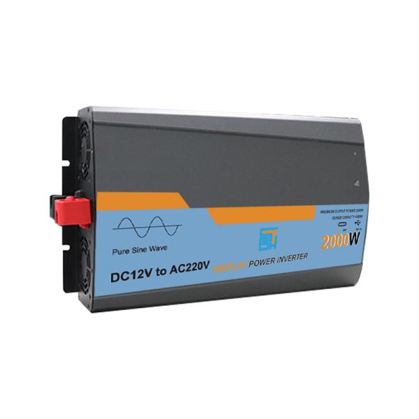 2kw 2000W Pure Sine Wave Charger Inverter High Voltage Cut Off Range 14.8V/31V
