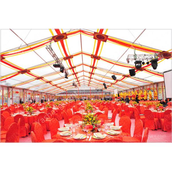 20x35M Large Canopy Tent With Sidewalls , Outdoor Party Marquee Soft Pvc Fabric Cover
