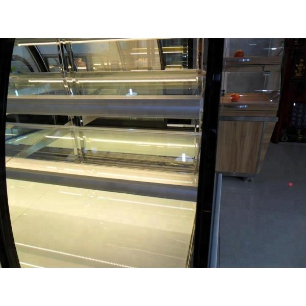 Refrigerador comercial de la exhibición del escaparate de la torta de la grada del equipo 3 de la hornada del estilo euro