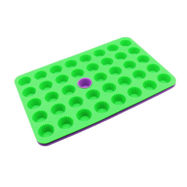 Reusable Silicone Cake Mould Heat Resistant 40 Cavities Non Stick