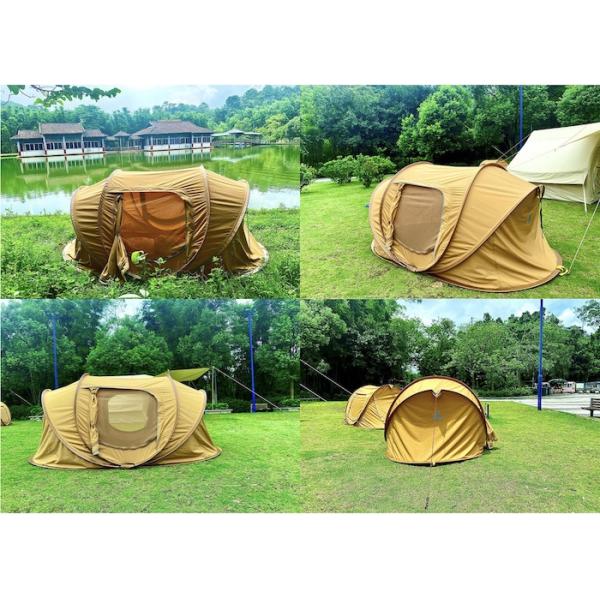 Устойчивые открытые палаточные палатки для 2-3 человек водонепроницаемые PU покрытые хлопковым полотном 3000x150x100CM